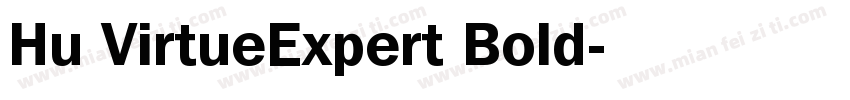 Hu VirtueExpert Bold字体转换